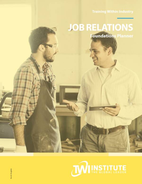 Job Relations Foundations Planner