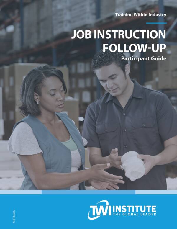 Job Instruction Follow-Up Participant Guide